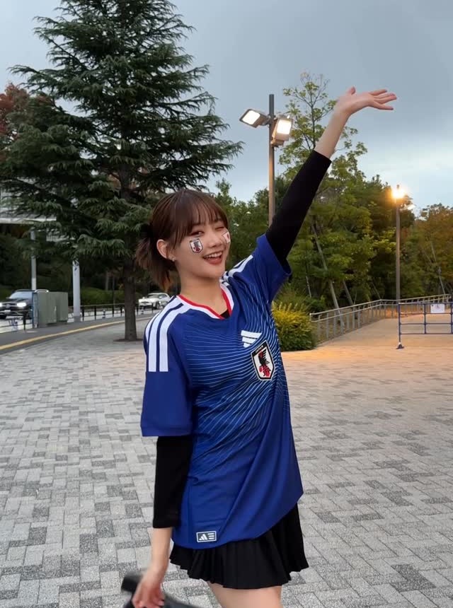 A Japan shirt works best off the pitch when it feels styled, not simply worn as match gear.